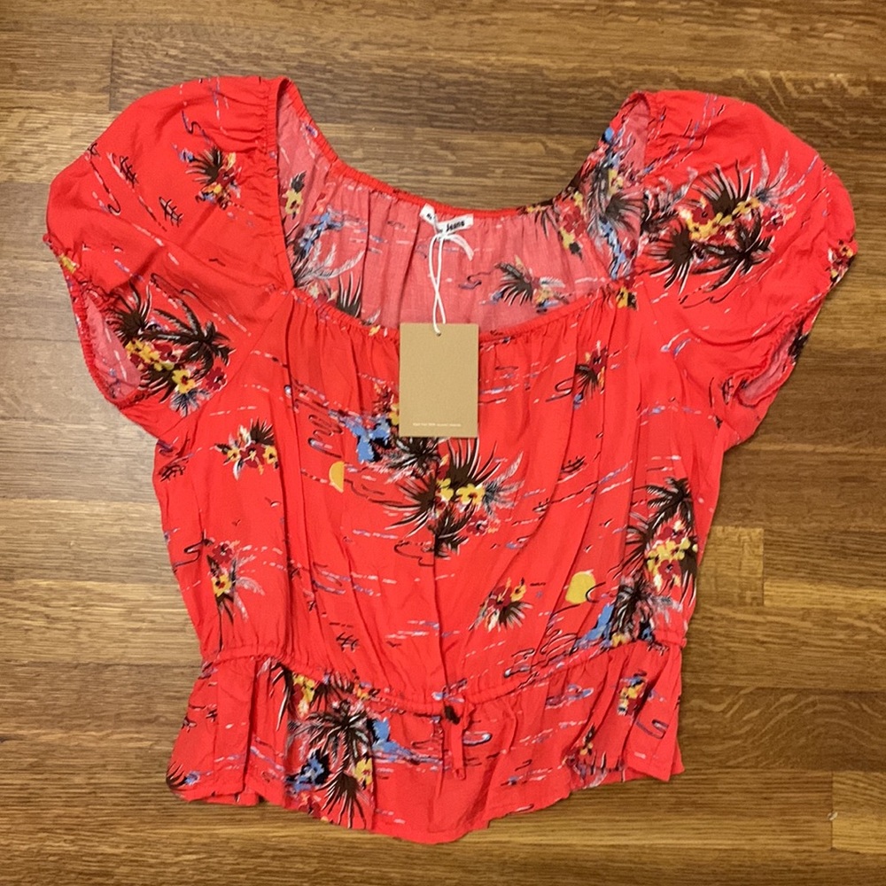 Reformation Lenny Top in Fiji